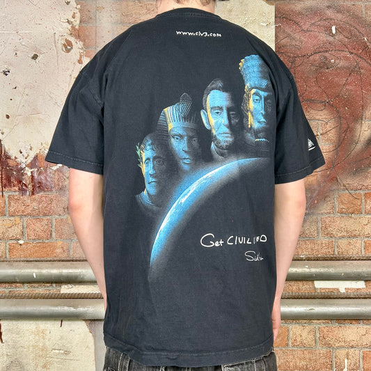 Sid Meier's Civilization 3 Video Game T-Shirt (Y2K) - M