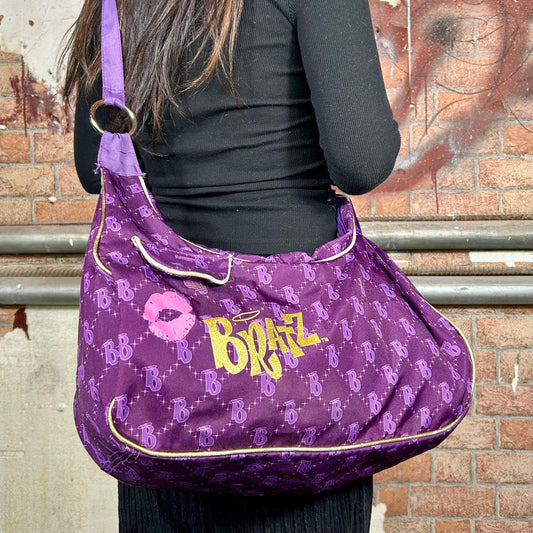 Bratz Doll Purple Crossbody Shoulder Purse (Y2K)