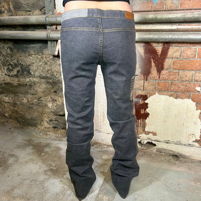 Buffalo Grey Low Rise Deadstock Jeans (Y2K) - 28" or 29"