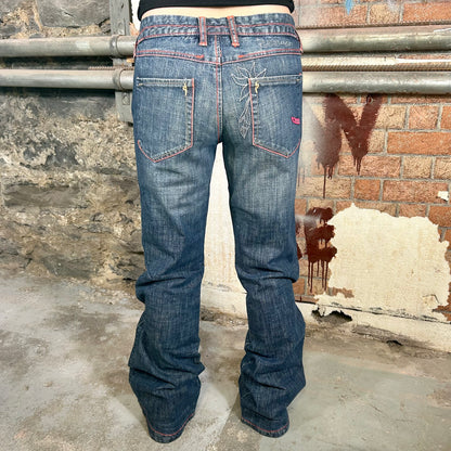 Parasuco Low Rise Dark Wash Denim Deadstock Jeans (Y2K) - 28"