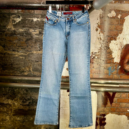 Parasuco Low Rise Flare Bottom Denim Deadstock Jeans (Y2K) - 26"