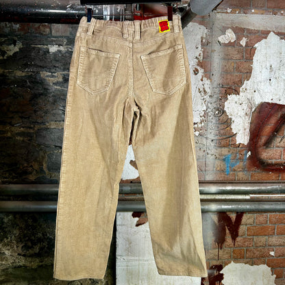 Empyre Loose Fit Beige Corduroy Pants (Y2K) - 27"