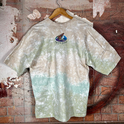 Liquid Blue Vintage Rainforest Frogs Graphic T-Shirt (90s) - XL