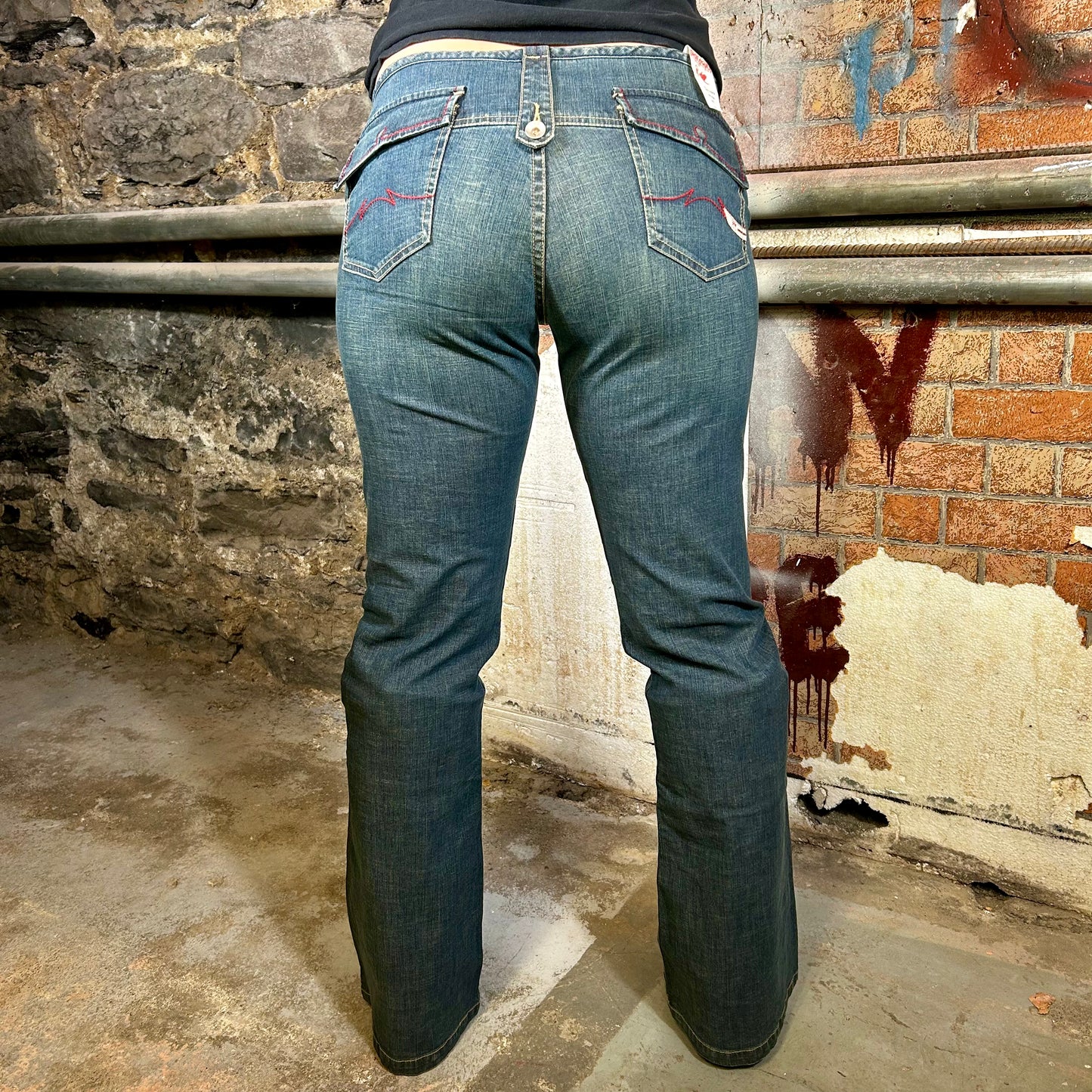 Parasuco Low Rise Flare Deadstock  Jeans (Y2K) - 31"