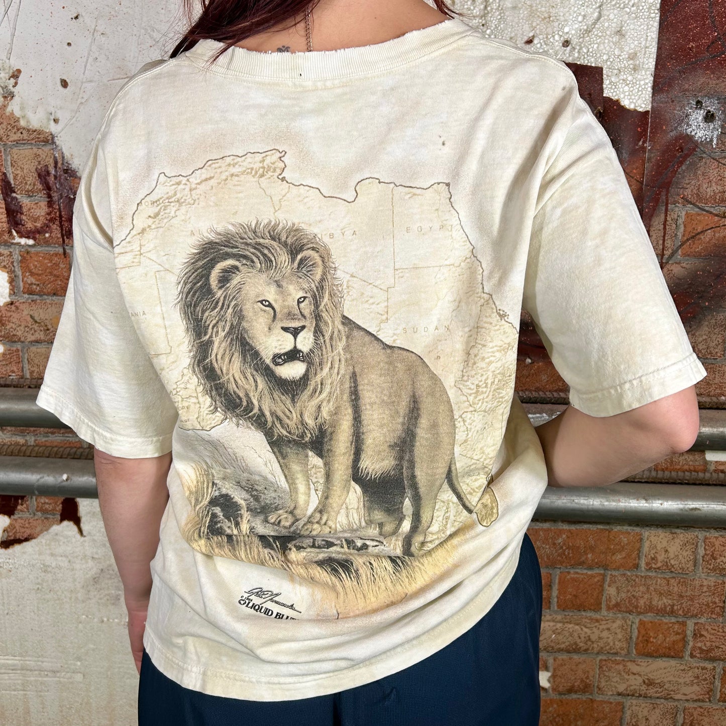 Liquid Blue Vintage Lion T-Shirt - 1994 (90's) - L