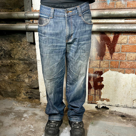 FUBU Straight Leg Denim Jeans (Y2K) - 32"