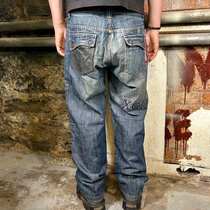 FUBU Straight Leg Denim Jeans (Y2K) - 32"