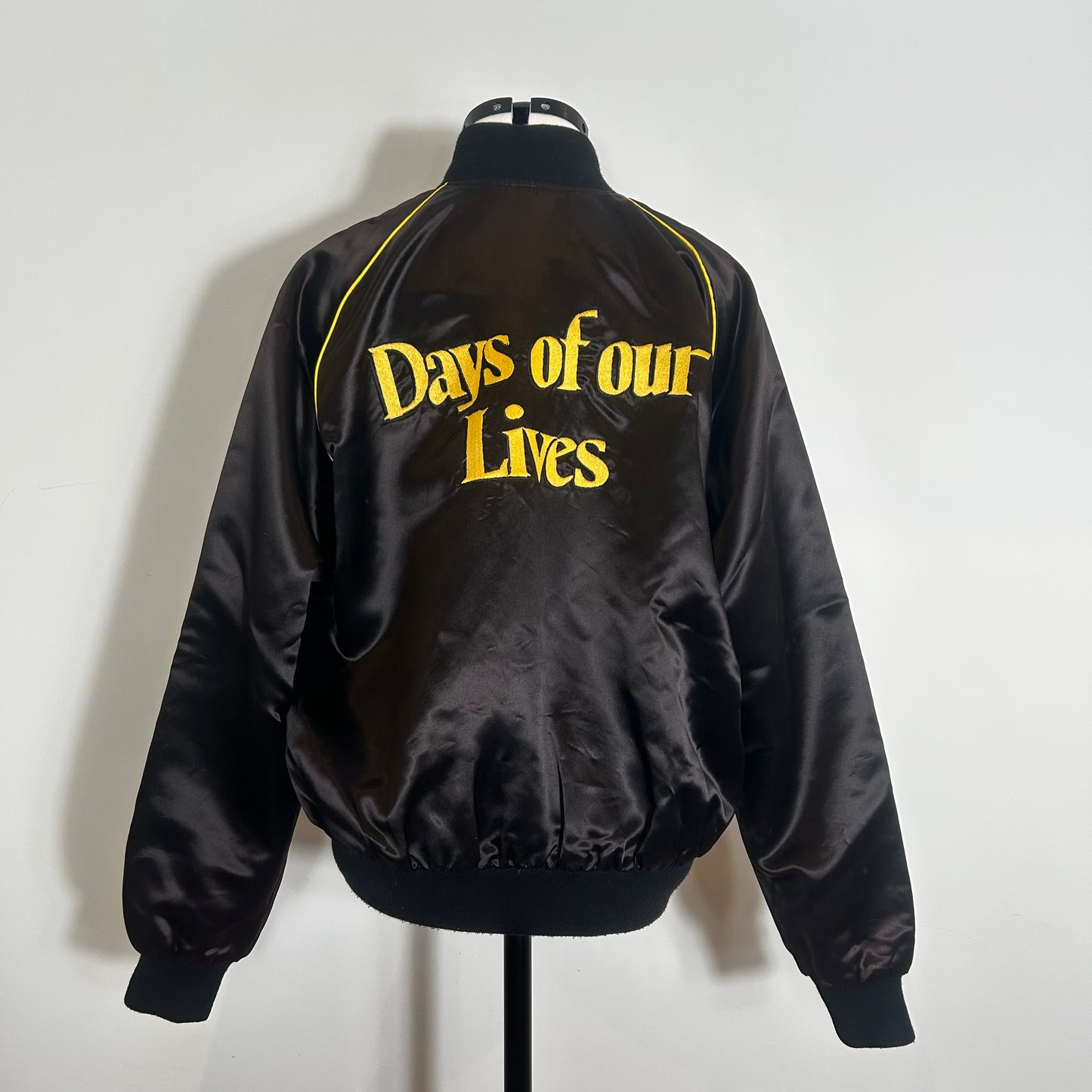 Rare Vintage Days Of Our Lives Satin Crew Collectible Jacket (70s) - L