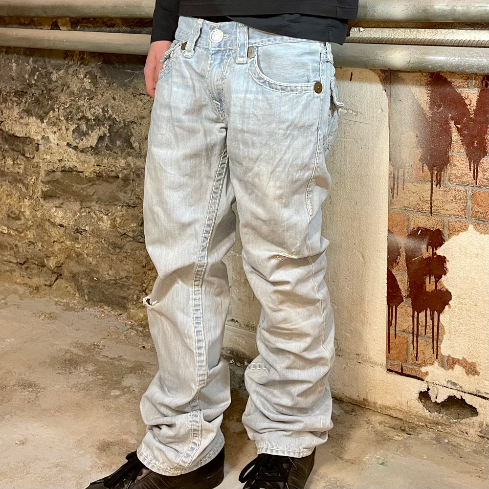 Jean délavé clair True Religion (Y2K)