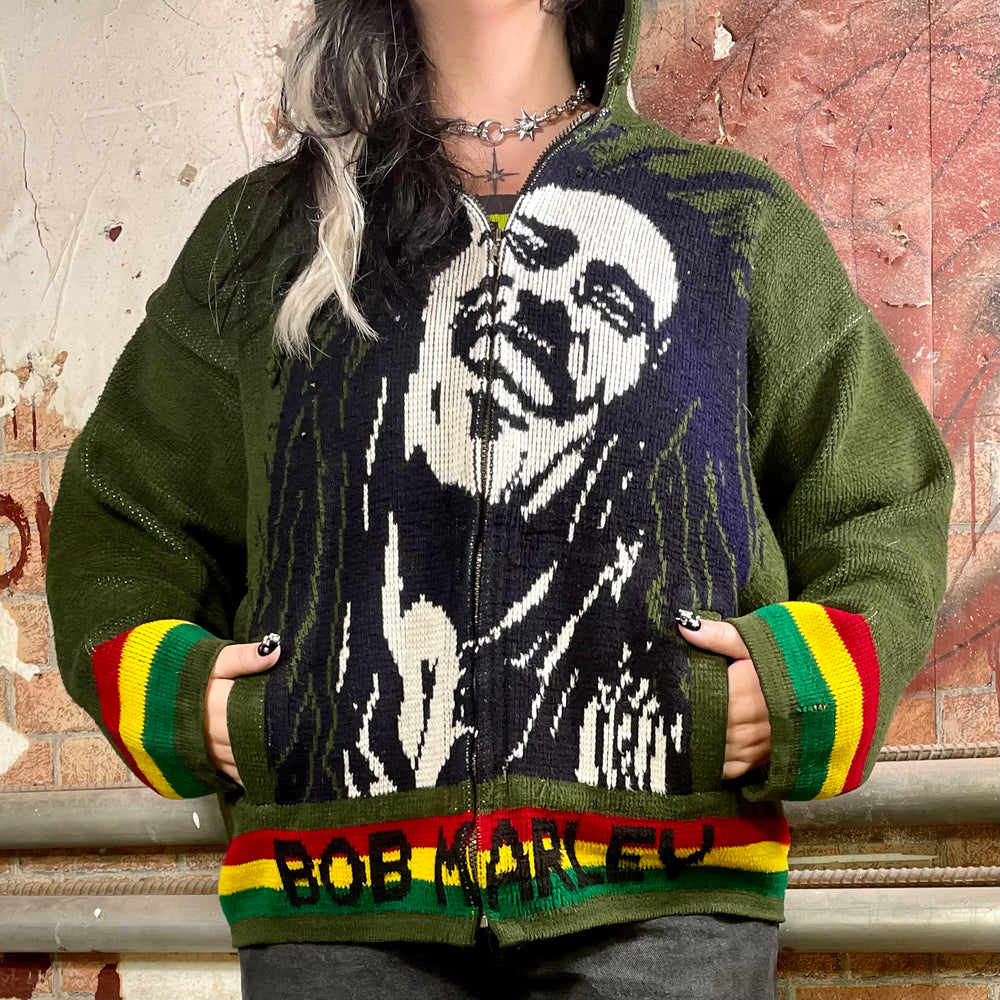 Bob Marley Zip Up Hoodie (90s)